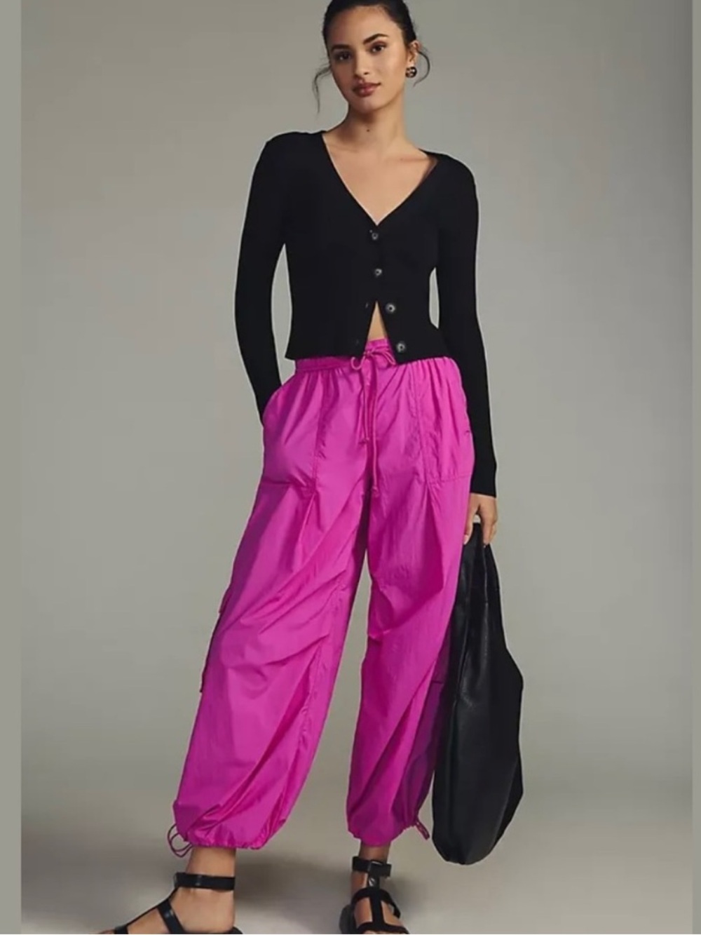 Daily Practice by Anthropologie Parachute Pants XL
